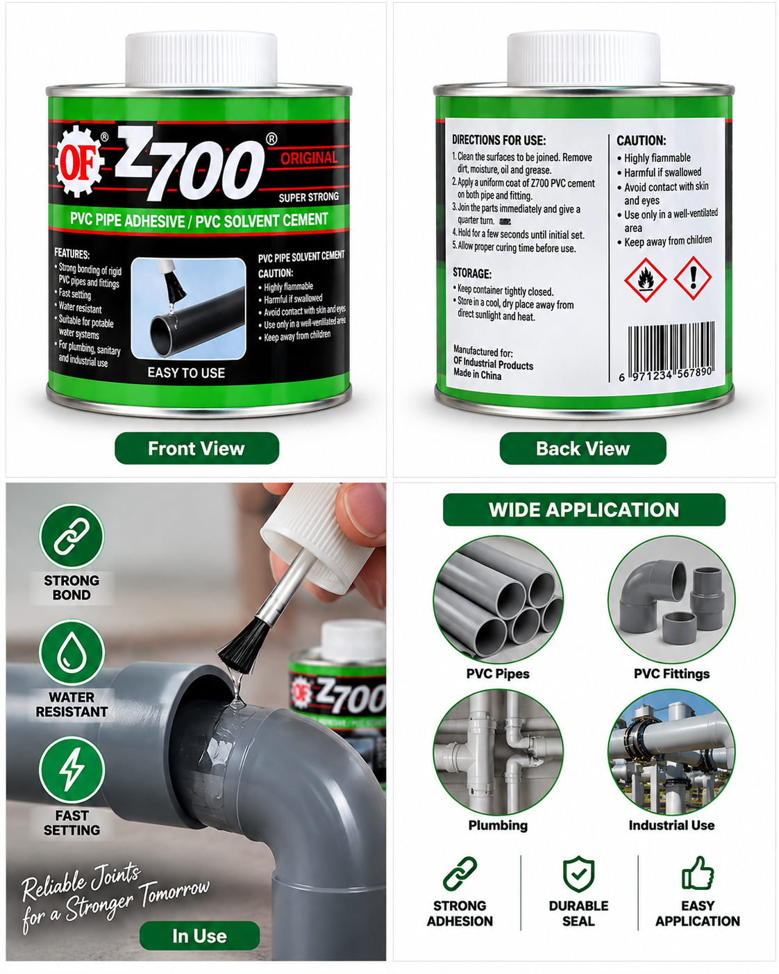 PVC GLUE 500ML ELECTRIC GLUE - Image 2